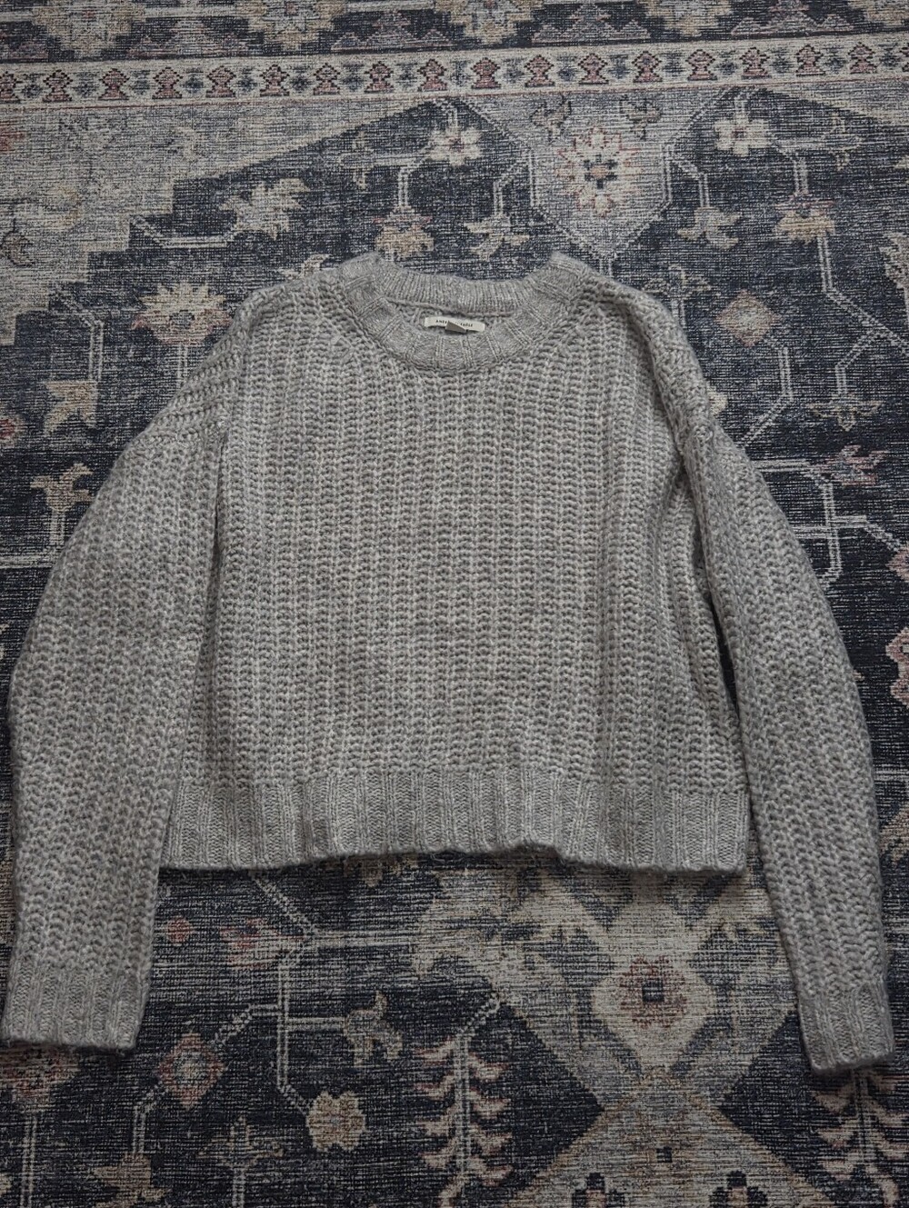 American Eagle Women's Gray Sweater